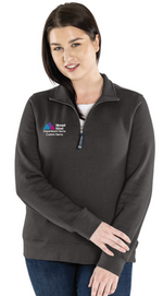 Mount Sinai Ladies Crosswind Quarter Zip Sweatshirt