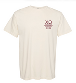 FSU Chi Omega Fall 2026 Family Weekend Comfort Colors T-Shirt