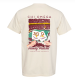 FSU Chi Omega Fall 2026 Family Weekend Comfort Colors T-Shirt