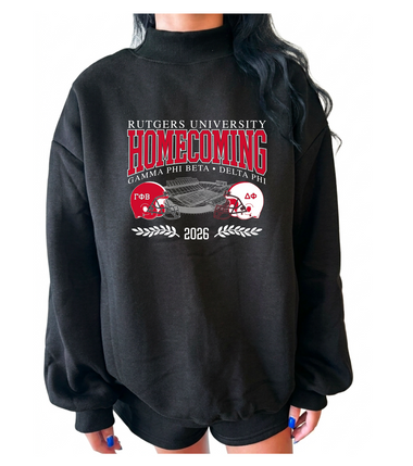 RU GPhi X DPhi Fall 2026 Homecoming Game Mockneck