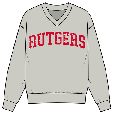 Rutgers Fall 2026 Game Day V-Neck Crewneck