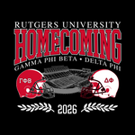 RU GPhi X DPhi Fall 2026 Homecoming Game Mockneck