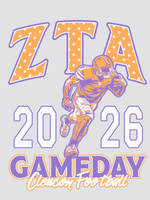 Clemson Zeta Fall 2026 Game Day Crewneck