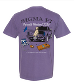 Delaware Sigma Pi Fall 2026 Parents Weekend Comfort Colors T-Shirt