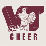 VT Cheer Fall 2026 Puff Print Hooded Sweatshirt