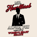 JMU Alpha Phi Fall 2026 Heartthrob Fundraiser T-Shirt