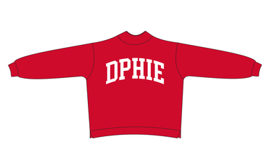 FAU DPHIE Fall 2026 Red Printed Mockneck