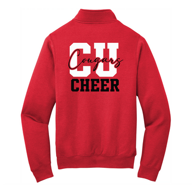 Caldwell University Fall 2026 Cheerleading Red Quarter Zip