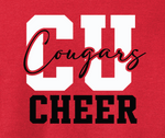 Caldwell University Fall 2026 Cheerleading Red Quarter Zip