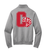 Caldwell University Fall 2026 Cheerleading Grey Athletic Heather Quarter Zip