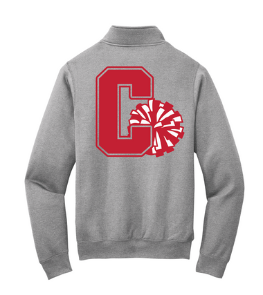 Caldwell University Fall 2026 Cheerleading Grey Athletic Heather Quarter Zip