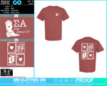 University of Delaware Sigma Alpha Fall 2026 Retreat Comfort Colors T Shirts