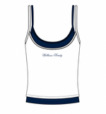 TCU Wellness Society Fall 2026 Navy/ White Layered Tank Top