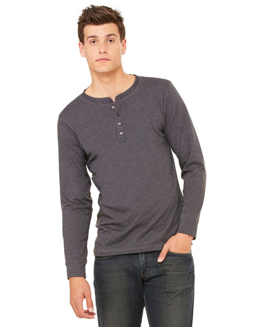Bella/Canvas Long Sleeve Henley Tee