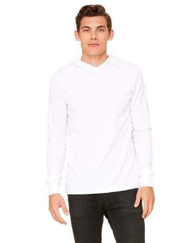 BELLA + CANVAS - Jersey Hooded Long Sleeve Tee
