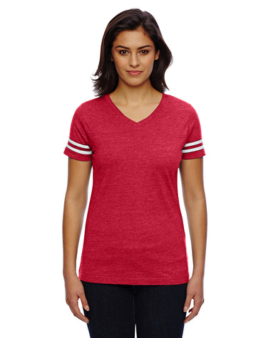 LAT Drop Ship Ladies' Football Fine Jersey T-Shirt