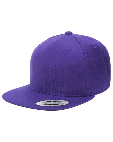 Flat Brim Snapback Cap