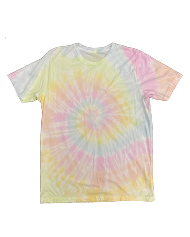 Tie Dye Pastel Swirls Tee